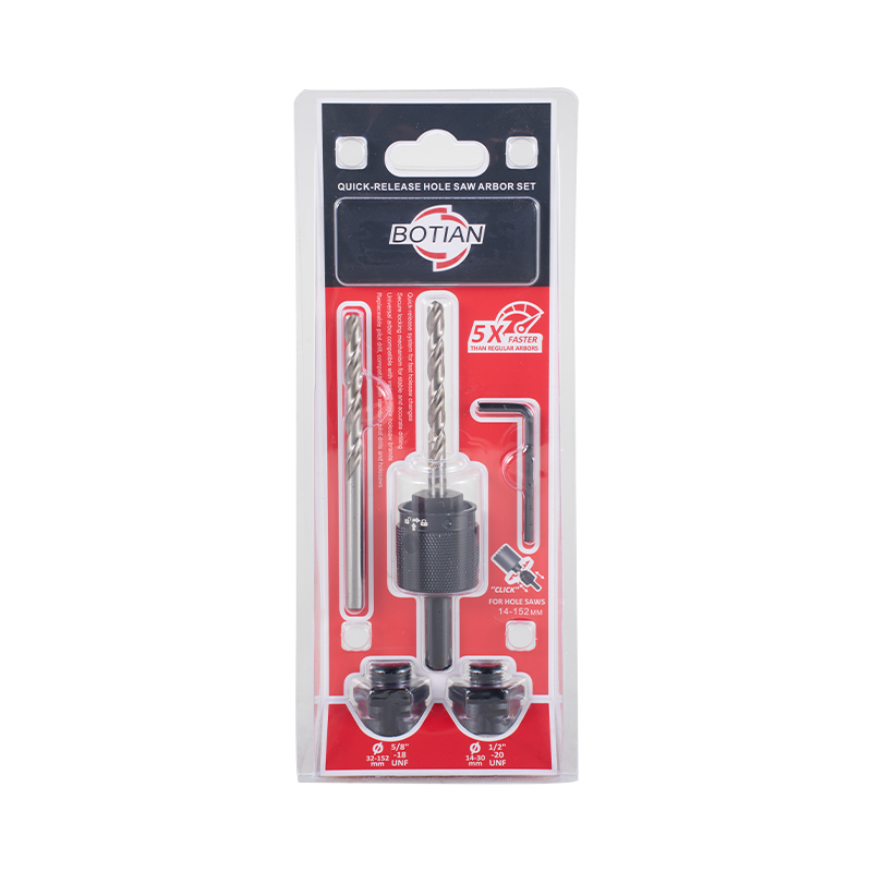 Schnellverschluss-Lochsägen-Laubensatz