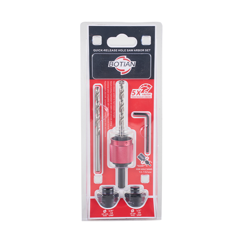 Schnellverschluss-Lochsägen-Laubensatz